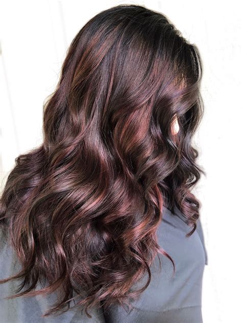 dark brown with auburn highlights